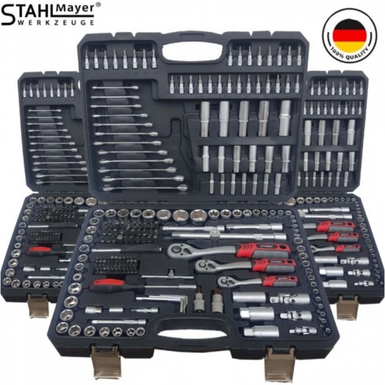 ГЕДОРЕ С ПОДСИЛЕНИ ИНСТРУМЕНТИ, 216 ЧАСТИ, STAHLMAYER