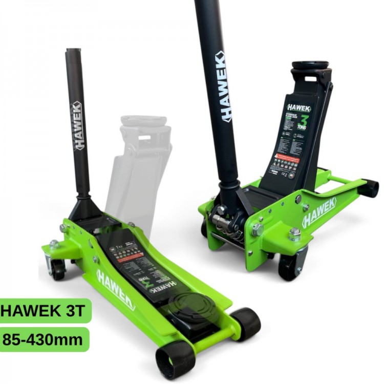 Нископрофилен Крик HAWEK HW-1188 с 2 Помпи 3 тона 85-430мм
