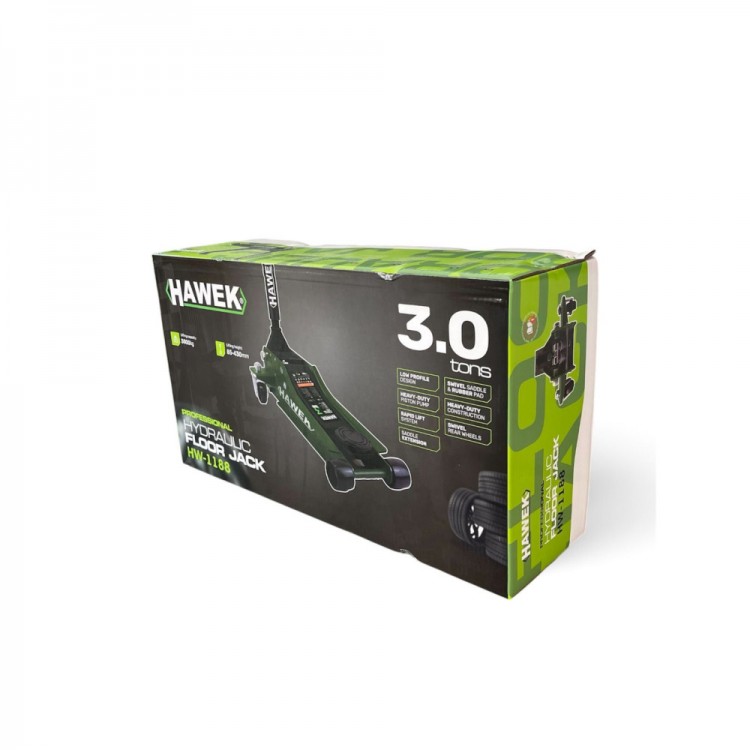 Нископрофилен Крик HAWEK HW-1188 с 2 Помпи 3 тона 85-430мм