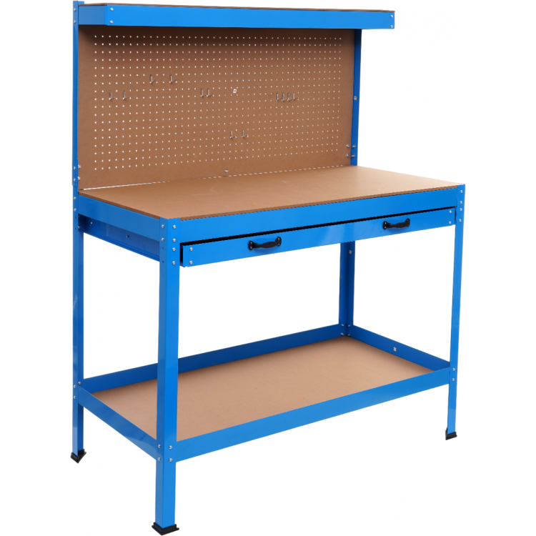 Работна маса със стена за инструменти KRAFT&DELE KD640, 1200 х 600 мм
