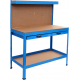 Работна маса със стена за инструменти KRAFT&DELE KD640, 1200 х 600 мм
