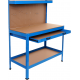 Работна маса със стена за инструменти KRAFT&DELE KD640, 1200 х 600 мм