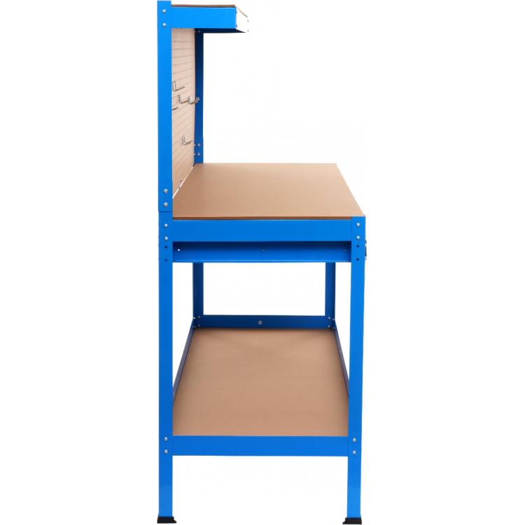 Работна маса със стена за инструменти KRAFT&DELE KD640, 1200 х 600 мм