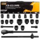 Гедоре с ударни вложки 21 части 3/4'' 6-стенно JCB