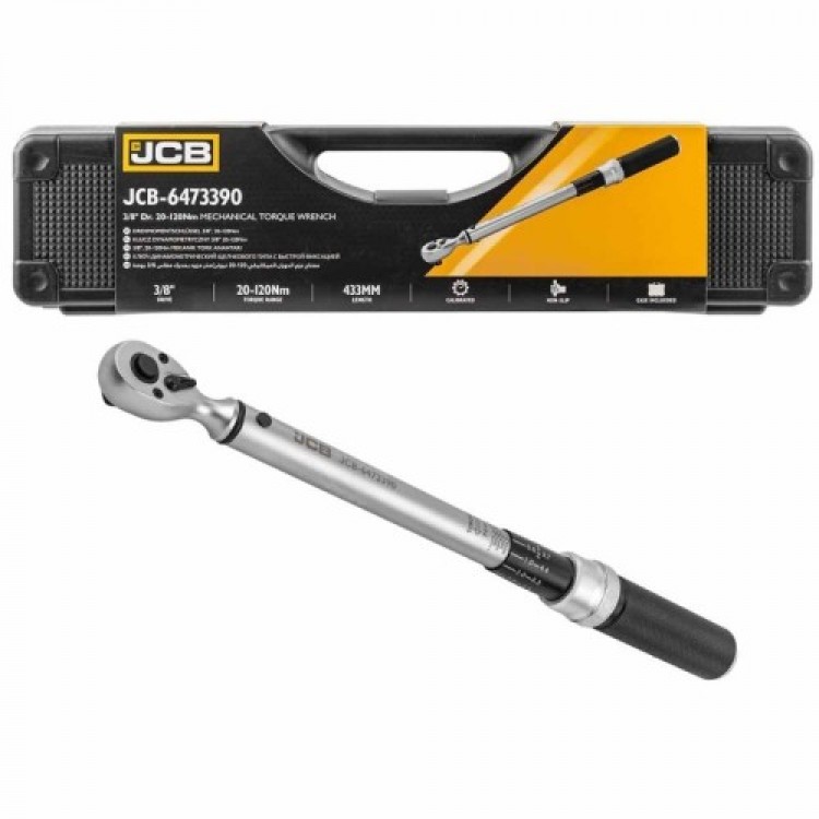 Динамометричен ключ 3/8" 20 - 120 Nm JCB