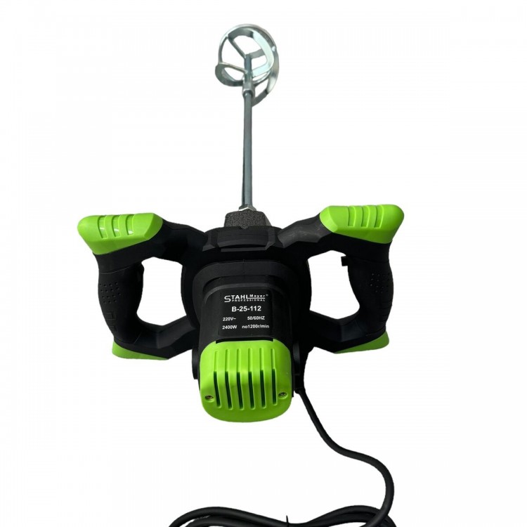 Строителен миксер - Бъркалка за бетон 2400W StahlMayer Black XR 
