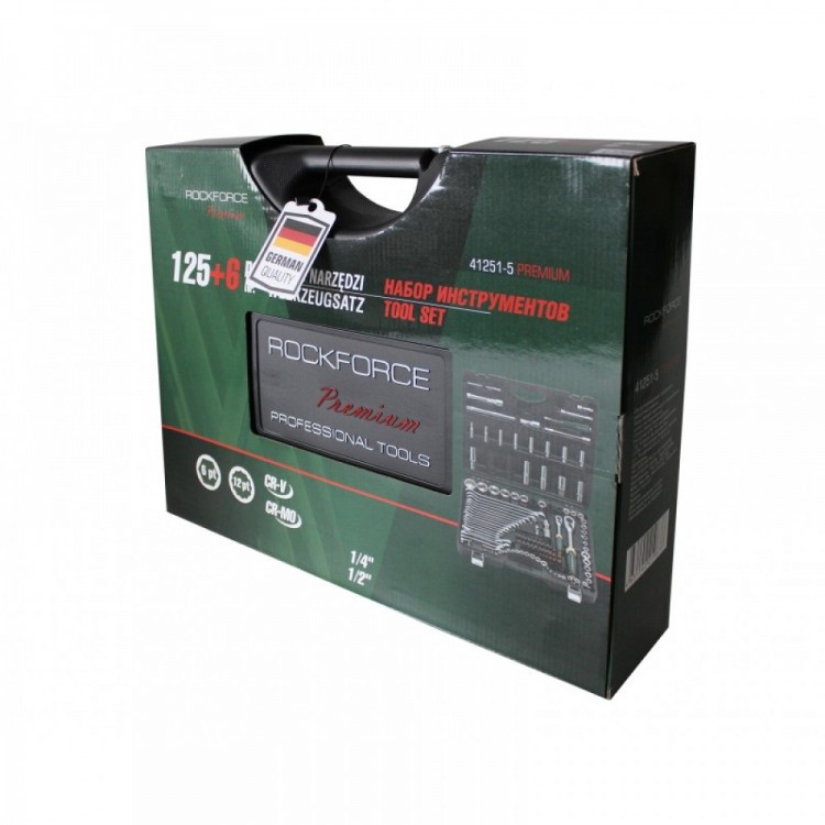 ГЕДОРЕ 125 + 6 ЧАСТИ,1/2 и 1/4, ROCKFORCE PREMIUM