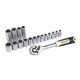 ГЕДОРЕ 62 ЧАСТИ ,1/4'' , 6-СТЕННО ROCKFORCE