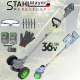 Акумулаторен тример STAHLMAYER PRO 36V 8Ah с колелца + 2 Батерии