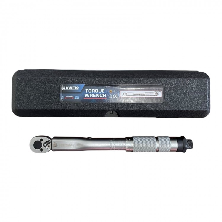 Динамометричен ключ 1/4'' 5 - 25 Nm HAWEK