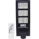 Улична соларна лампа Jortan със соларен панел и стойка, 300W, IP66, 12-16 часа автономия, Батерия 15 000mAh, 6500K, Черен 