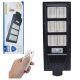 Улична соларна лампа Jortan със соларен панел и стойка, 300W, IP66, 12-16 часа автономия, Батерия 15 000mAh, 6500K, Черен 