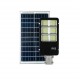 Улична соларна лампа Jortan със соларен панел и стойка, 400W, IP66, 12-16 часа автономия, Соларен панел 28W, Батерия 30 000mAh, 6500K, Черен 