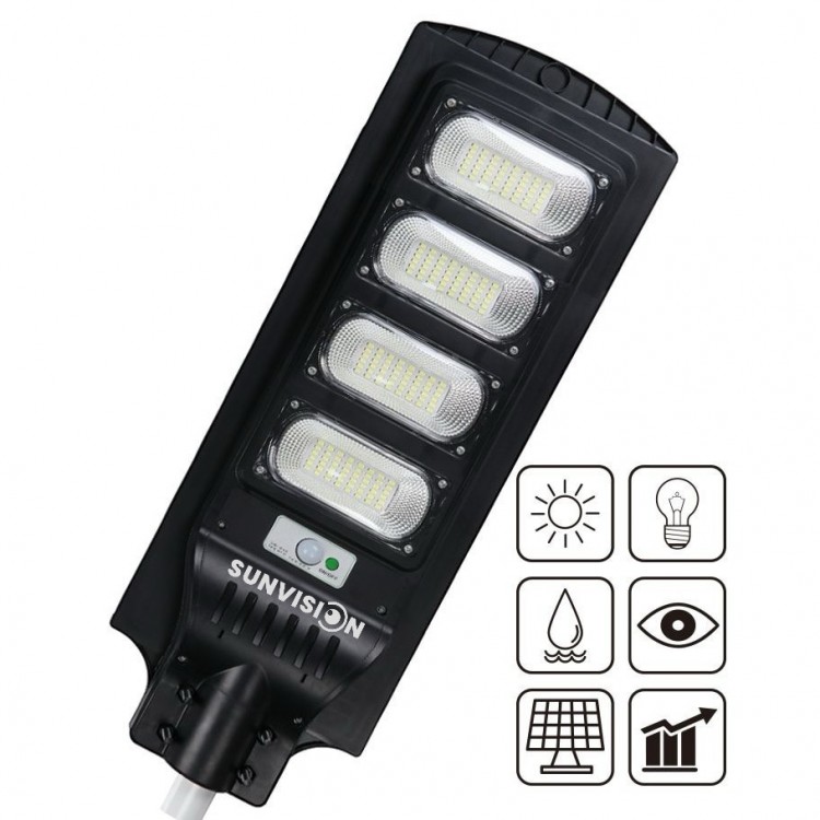 2БР Мощна улична соларна лампа SUNVISION , 1800w