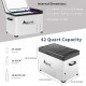 AlpiCool 40L Портативен Компресорен хладилник 40 литра 12V 24V 220V, Хладилна Кутия, Фризер